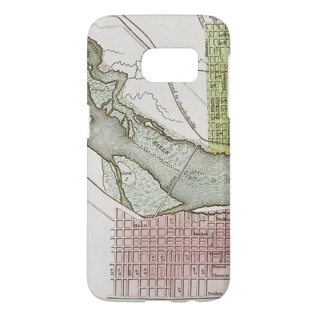 JEFFERSONVILLE, INDIANA: MAP Case-Mate SAMSUNG GALAXY CASE (Back)