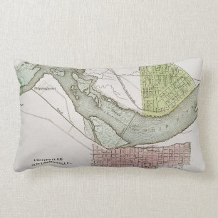 JEFFERSONVILLE, INDIANA: MAP LUMBAR CUSHION