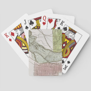 JEFFERSONVILLE, INDIANA: MAP PLAYING CARDS