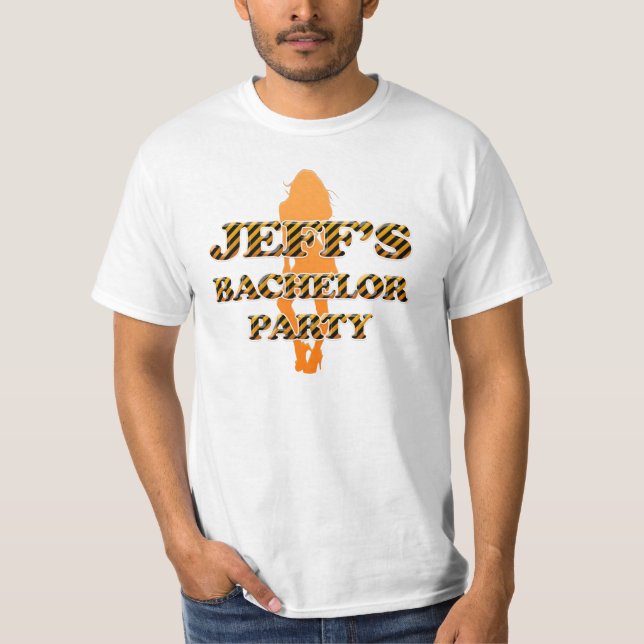 Jeff's Bachelor Party T-Shirt (Front)