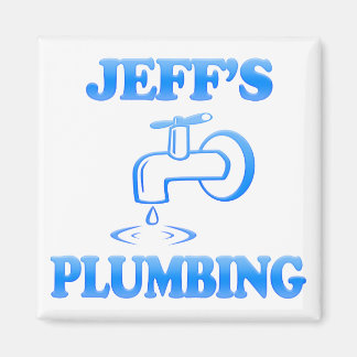 Jeff's Plumbing Magnet