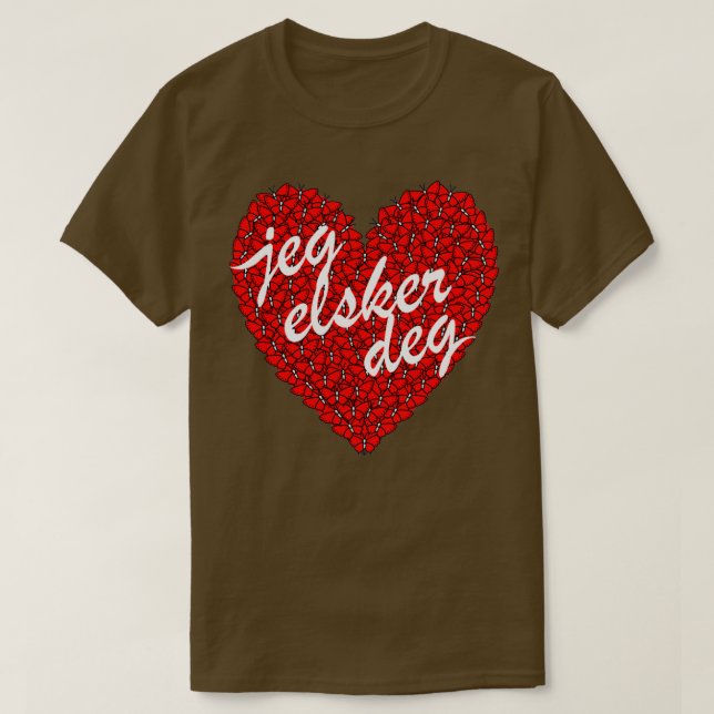 Jeg Elsker Deg T-Shirt (Design Front)