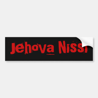 Jehova Nissi Bumper Sticker