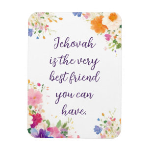 Jehovah is the best friend   JW  Magnet