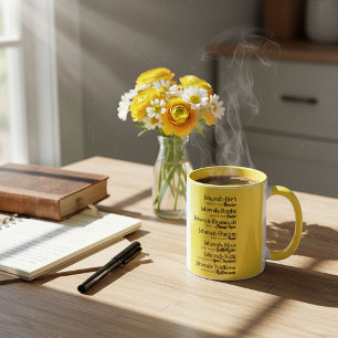 Jehovah names mug