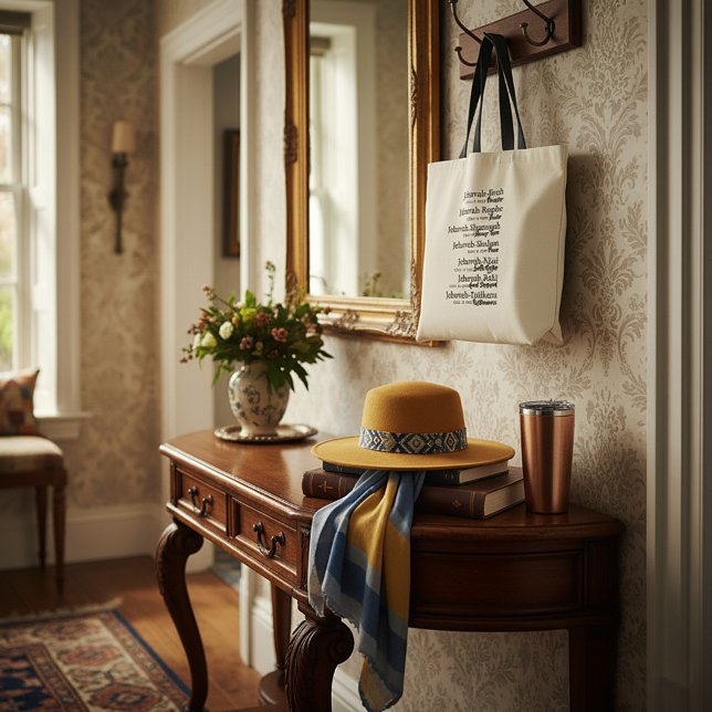 Jehovah names tote bag (Creator Uploaded)