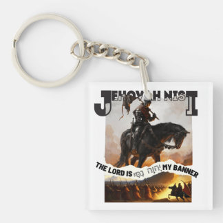 Jehovah Nisi: God is my Banner - Modern Christian Key Ring