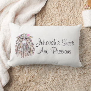 “Jehovah’s Sheep Are Precious” Lumbar Cushion