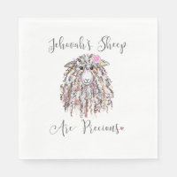 “Jehovah’s Sheep Are Precious”  Napkins