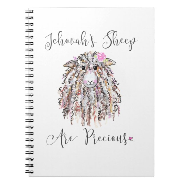 “Jehovah’s Sheep Are Precious” Notebook (Front)