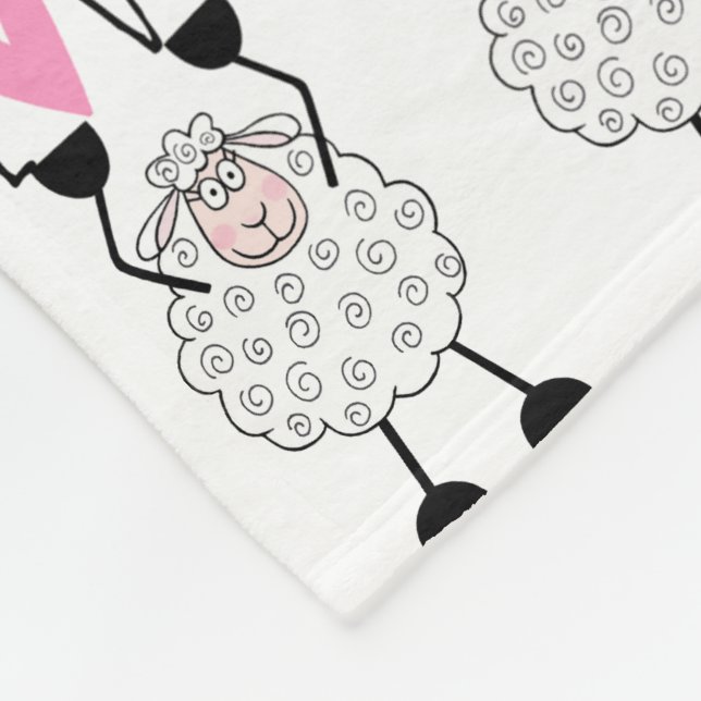 Jehovah’s Sheep/Love Fleece Blanket (Corner)