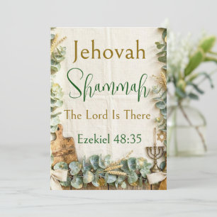 Jehovah Shammah, Name Of God, Ezekiel 48:38 Invitation