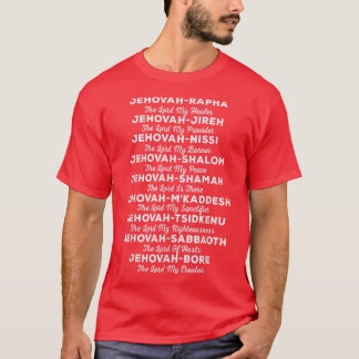 JehovahRapha Names Of God Tees, Christian Costume  T-Shirt