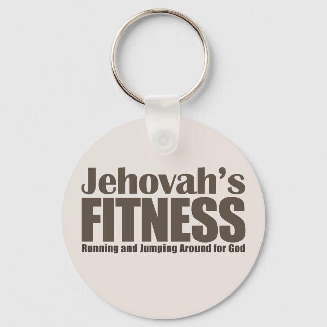 Jehovah's Fitness Key Ring (Front)