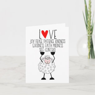 "Jehovah's Sheep - Fruitages of the Spirit" Card