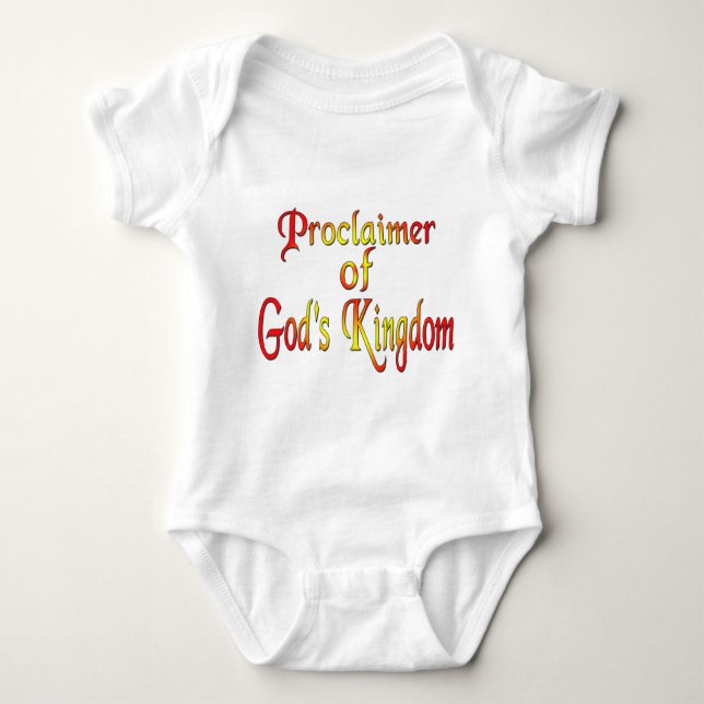 Jehovah's Witness Baby Bodysuit (Front)