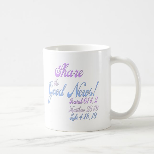 Jehovah's Witness Good News Coffee Mug (Right)