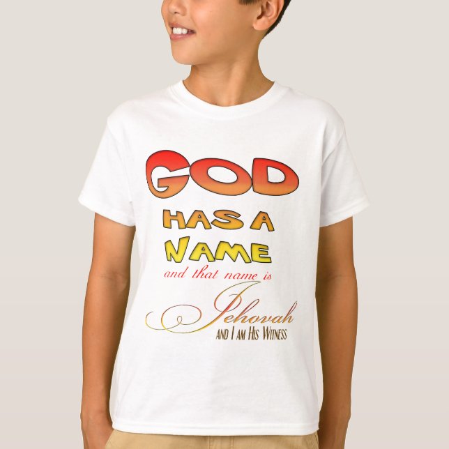 Jehovah's Witness T-Shirt (Front)