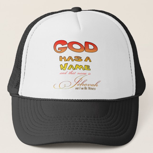 Jehovah's Witness Trucker Hat (Front)