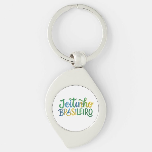 Jeitinho Brasileiro Key Ring (Front)