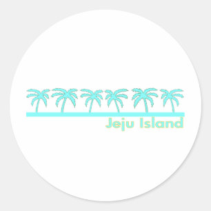 Jeju Island, South Korea Classic Round Sticker
