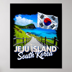 Jeju Island South Korea Country Travel Vacation Ko Poster