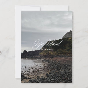 Jeju - Jeju Island - South Korea Island - 제주도 - 제주 Holiday Card