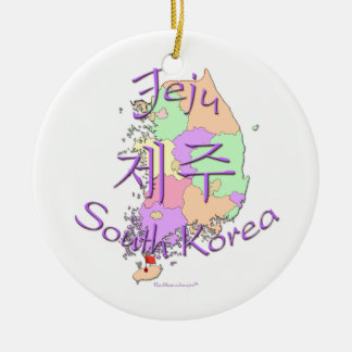 Jeju South Korea Ceramic Tree Decoration