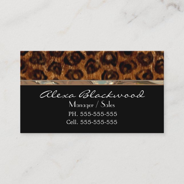 Jekyll Classic Unique Professional Business Card (Front)