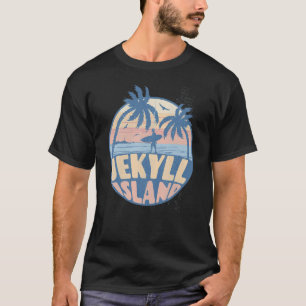 Jekyll Island Georgia Beach Surf Summer Vacation V T-Shirt