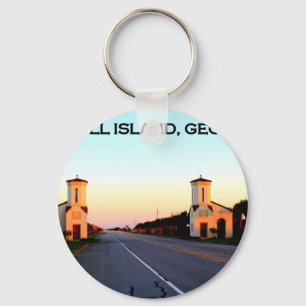 Jekyll Island Georgia Causeway Key Ring