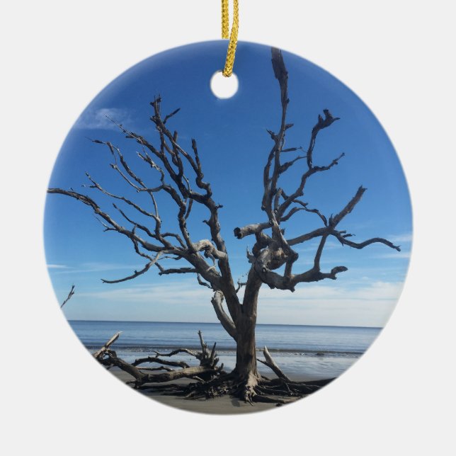 Jekyll Island Georgia Ceramic Ornament (Front)