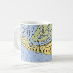 Jekyll Island Georgia Coast Map Mug