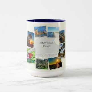 Jekyll Island, Georgia Collage Mug