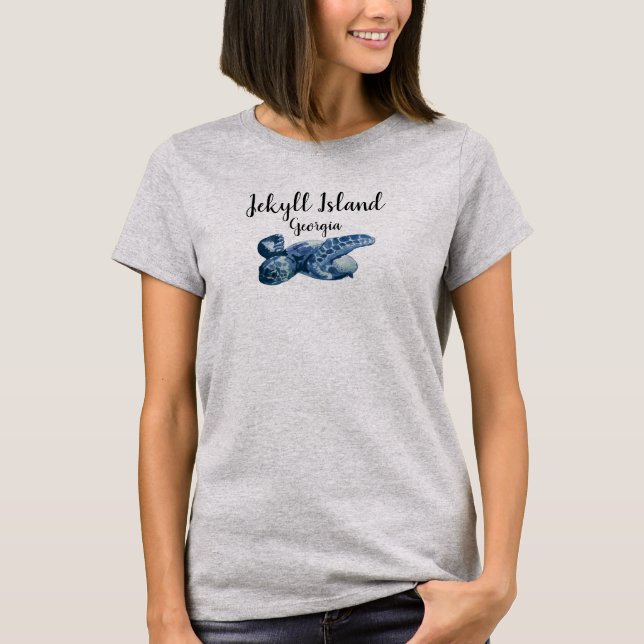 Jekyll Island Georgia Sea Turtle T-shirt (Front)
