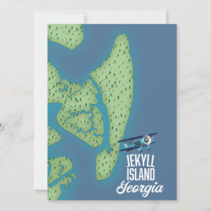 Jekyll Island Georgia USA map