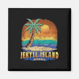 Jekyll Island Georgia Vintage Distressed Souvenir  Magnet