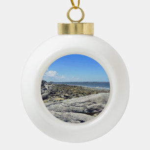 Jekyll View Ceramic Ball Christmas Ornament