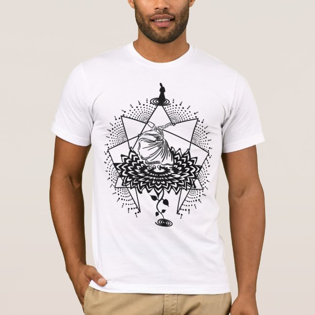 jelaleddin jalaluddin rumi shirt tshirt whirling (Front)