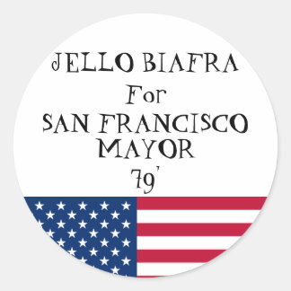 Jello for Mayor sticker