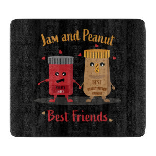 Jelly And Peanut Butter Sandwich Foodies  Cutting Board