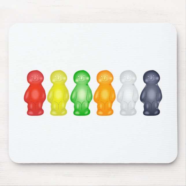 Jelly Babies Mouse Pad (Front)