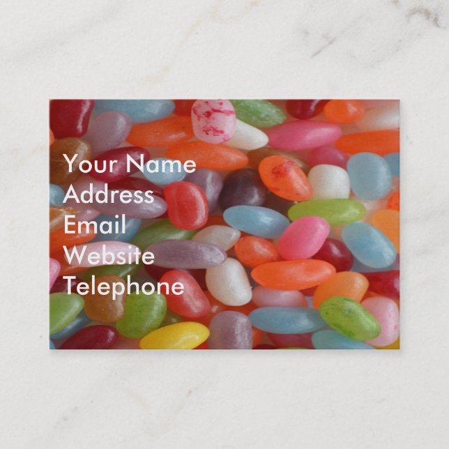 Jelly Bean Business Card (Front)
