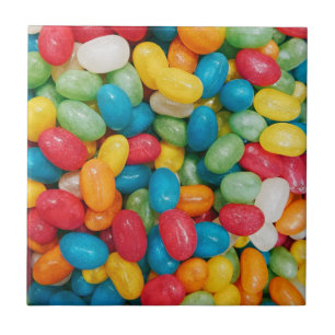 Jelly Bean Candies Colourful Ceramic Tile