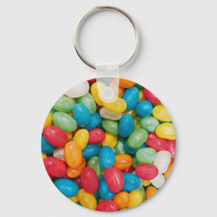 Jelly Bean Candies Colourful Key Ring