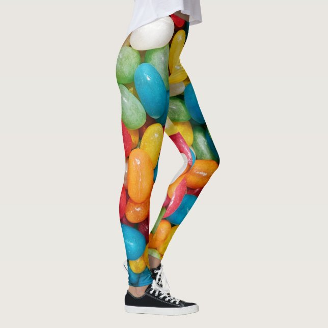 Jelly Bean Candies Colourful Leggings (Right)
