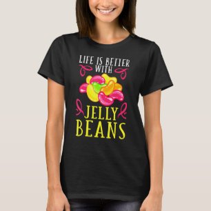 Jelly Bean Candy Beans Vegan Flavours 3 T-Shirt