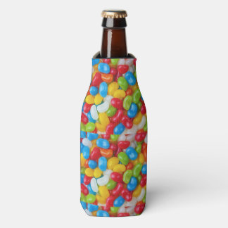 Jelly bean candy bottle cooler