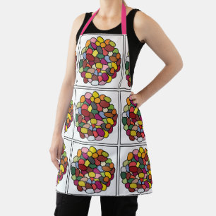 Jelly Bean Colourful Jelly Bean Apron