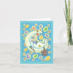 JELLY BEAN DREAMS EASTER BUNNY NOTE CARD Verse